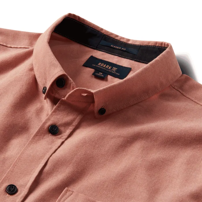 Men Roark Shirts Scholar Oxford Shirt Saffron Red