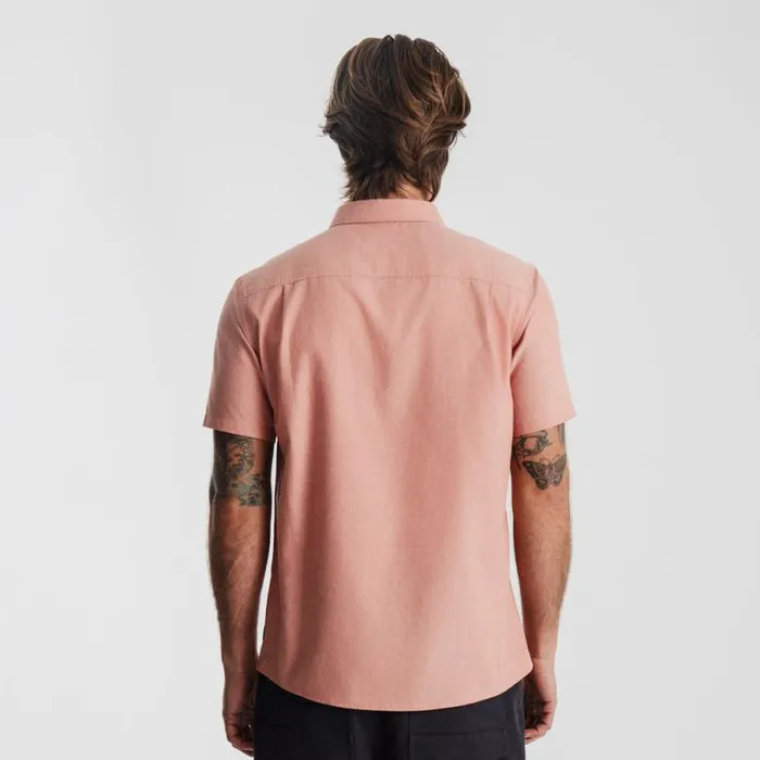Men Roark Shirts Scholar Oxford Shirt Saffron Red