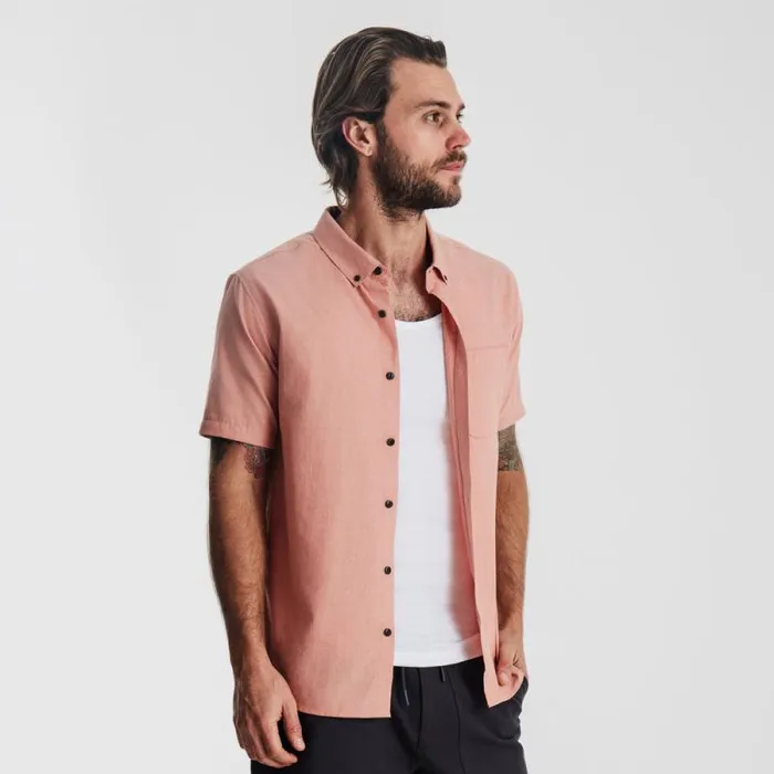 Men Roark Shirts Scholar Oxford Shirt Saffron Red