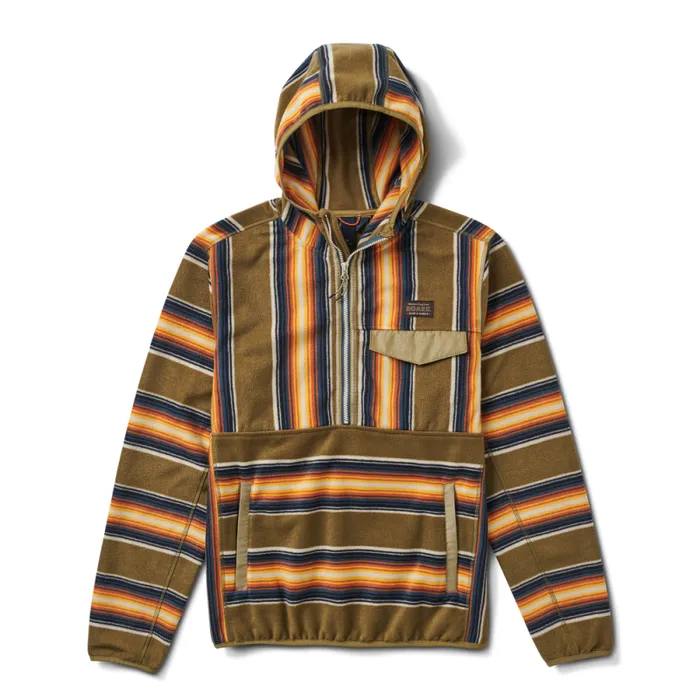 Men Roark Sweatshirts and Hoodies Barra Scrambler Hoodie Dusty Green Barra Stripe