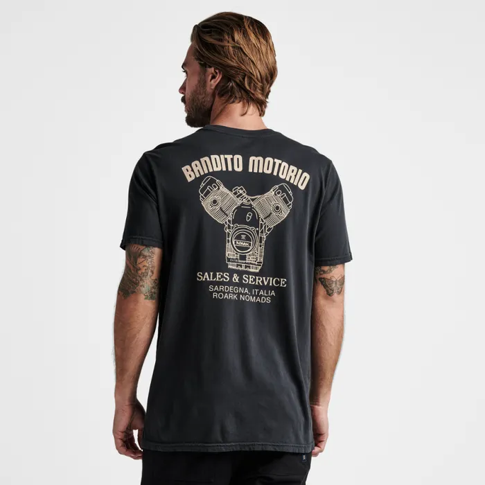 Men Roark Tees Bandito Motorio Premium Tee Black