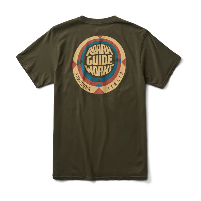 Men Roark Tees Guideworks Sardegna Premium Tee Military