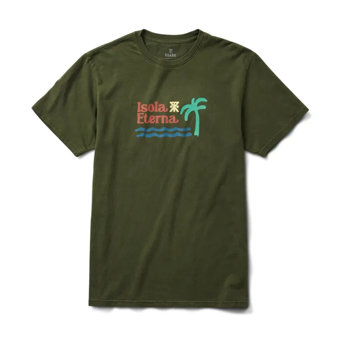 Men Roark Tees Isola Eterna Premium Tee Military