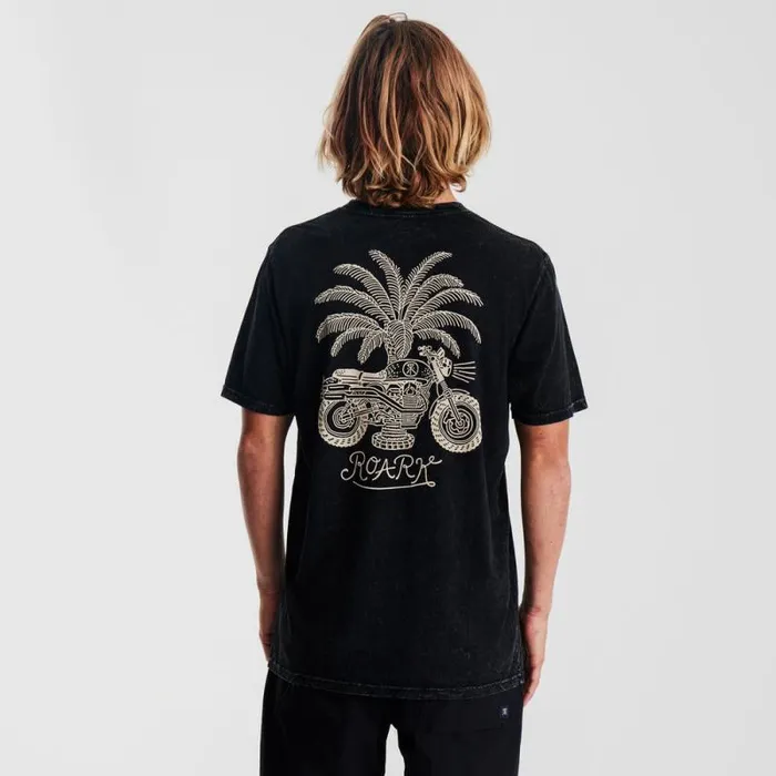 Men Roark Tees Moto Premium Tee Black