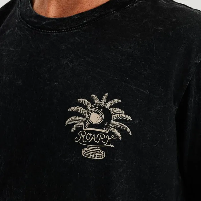 Men Roark Tees Moto Premium Tee Black