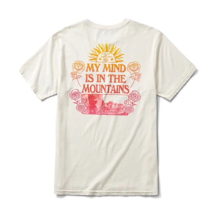 Men Roark Tees Mountain Minded Premium Tee Off White
