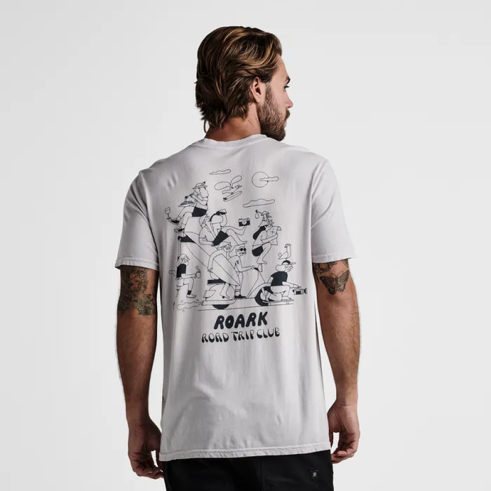 Men Roark Tees Roadtrip Club Premium Tee Dusty Lilac