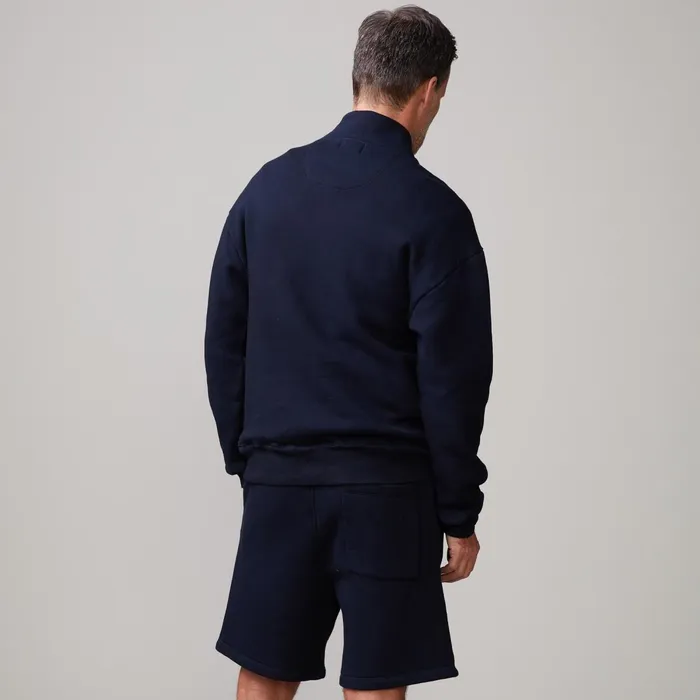Men Sale MONROW Half Zip Sweatshirt Indigo