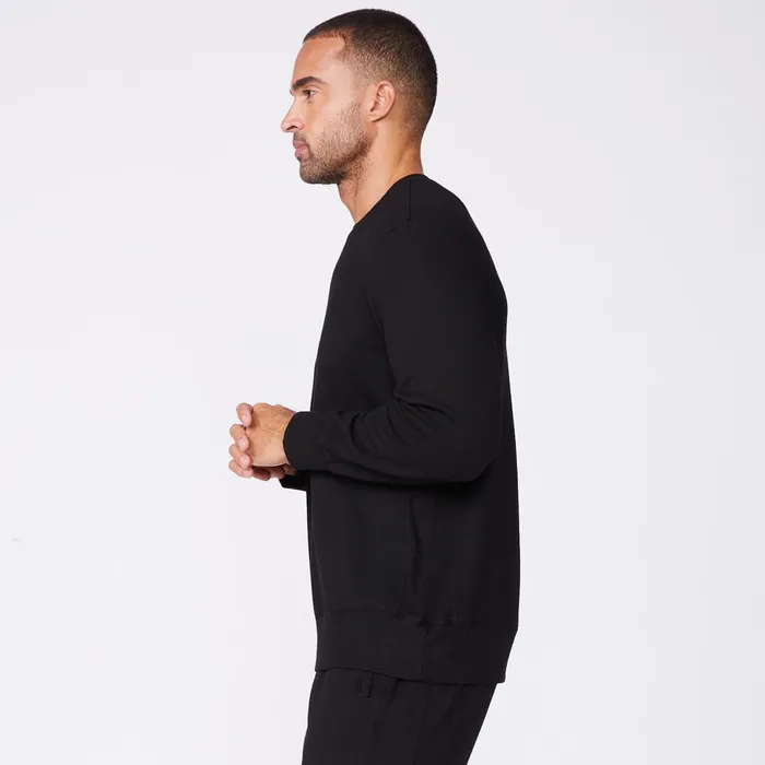 Men Sale MONROW Lounge Sweatshirt Black