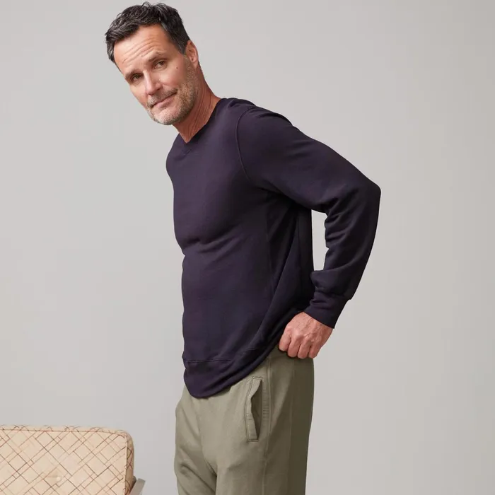 Men Sale MONROW Lounge Sweatshirt Faded Black