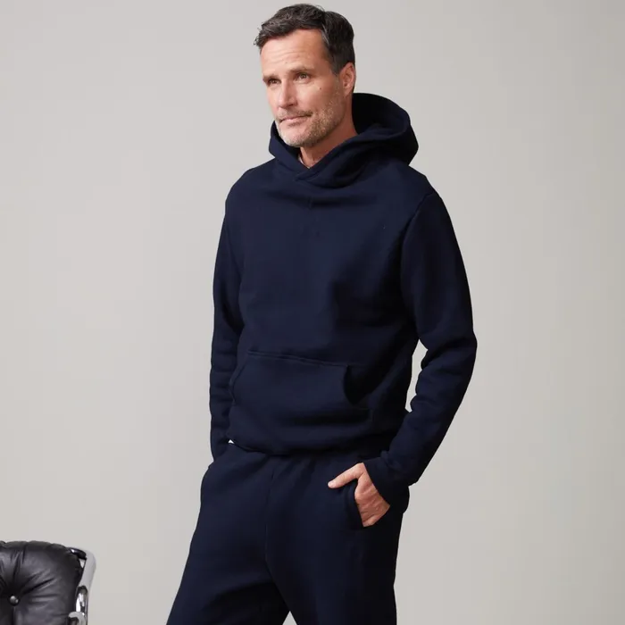 Men Sale MONROW Oversized Hoody Indigo Men Sale MONROW Oversized Hoody Indigo