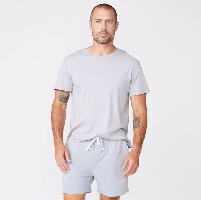 Men Sale MONROW Relaxed Crew Good Grey