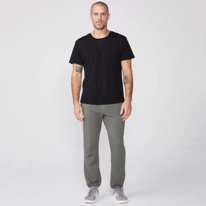 Men Sale MONROW Relaxed Pocket Crew Black