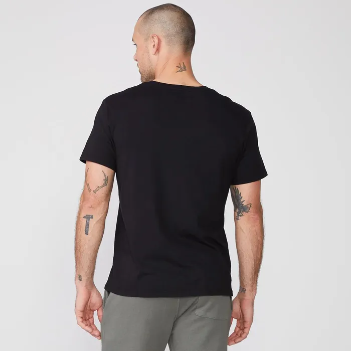 Men Sale MONROW Relaxed Pocket Crew Black