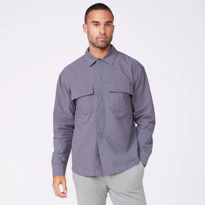Men Sale MONROW Shirt Jacket Neptune