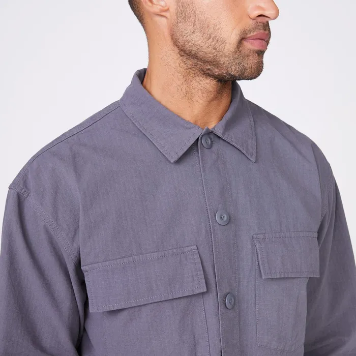 Men Sale MONROW Shirt Jacket Neptune
