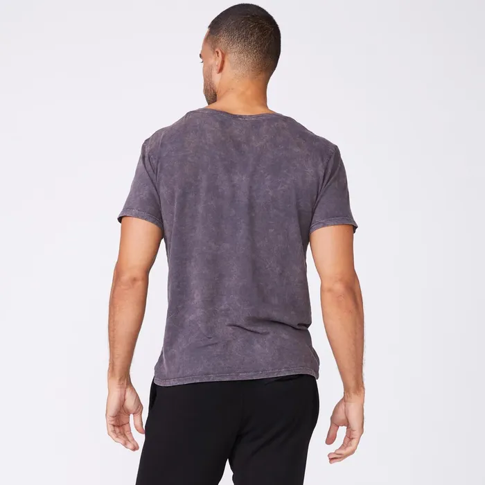 Men Sale MONROW Stone Wash Relaxed Pocket Crew Neptune