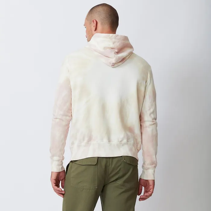 Men Sale MONROW Sunburst Tie Dye Pullover Hoody Bonewhitetaupe Men Sale MONROW Sunburst Tie Dye Pullover Hoody Bonewhitetaupe