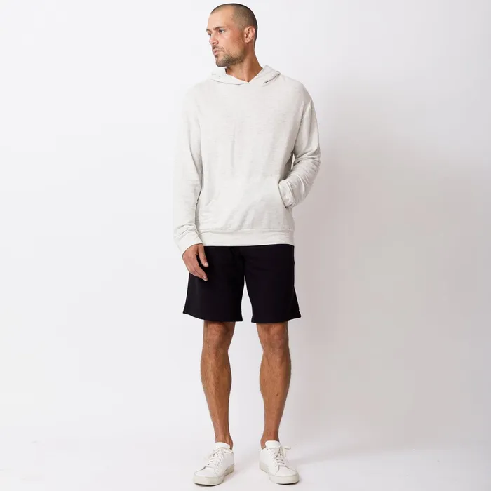 Men Sale MONROW Supersoft Pullover Hoody Ash