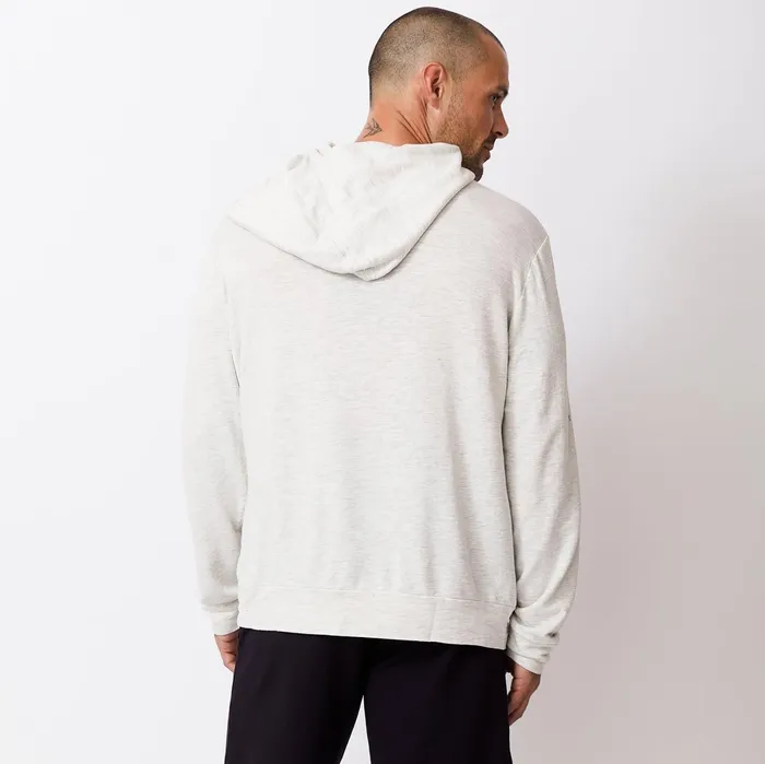 Men Sale MONROW Supersoft Pullover Hoody Ash