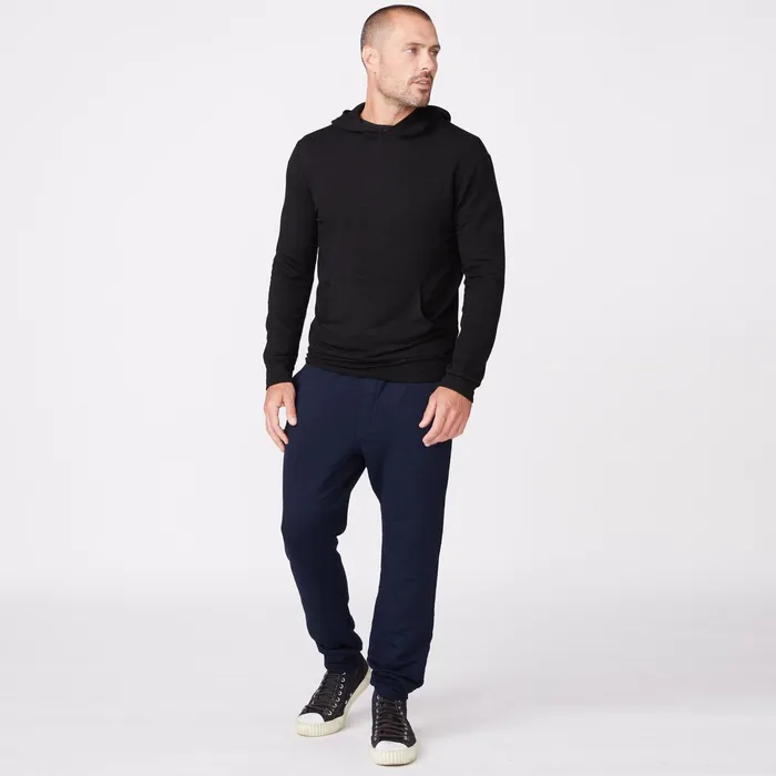 Men Sale MONROW Supersoft Pullover Hoody Black