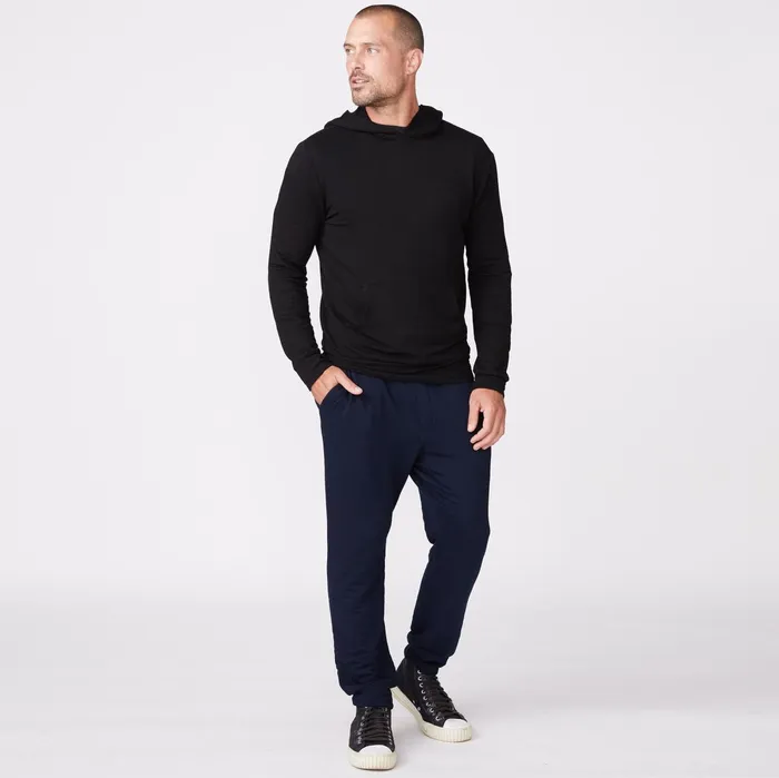 Men Sale MONROW Supersoft Pullover Hoody Black