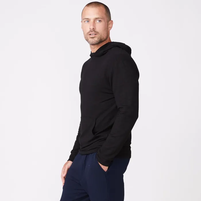 Men Sale MONROW Supersoft Pullover Hoody Black