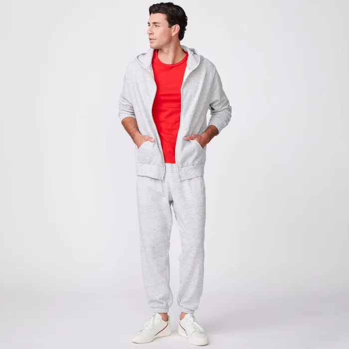 Men Sale MONROW Vintage Weekend Sweats Heather Grey
