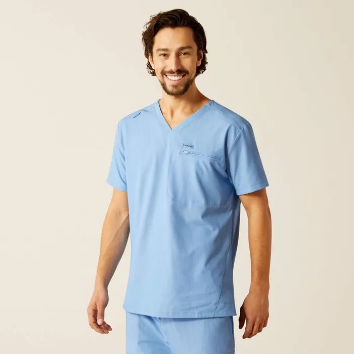 Men Scrubs Ariat Blue Scrubs Uniform Light Blue Heather
