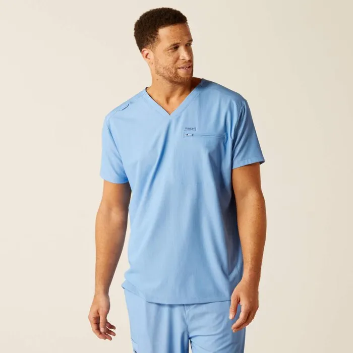 Men Scrubs Ariat Blue Scrubs Uniform Light Blue Heather