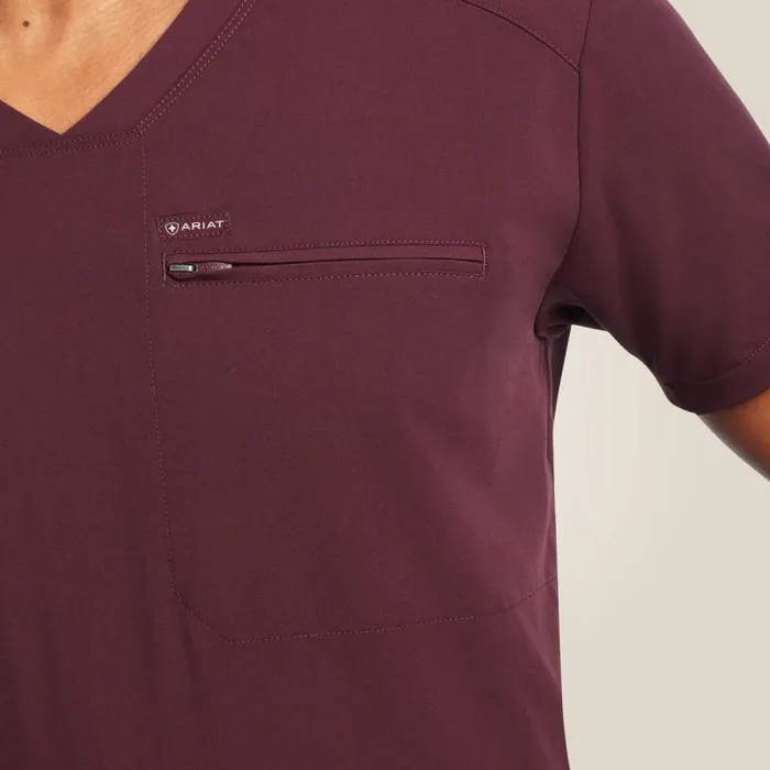 Men Scrubs Ariat Whitman Scrub Top Winetasting