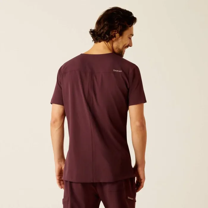 Men Scrubs Ariat Whitman Scrub Top Winetasting