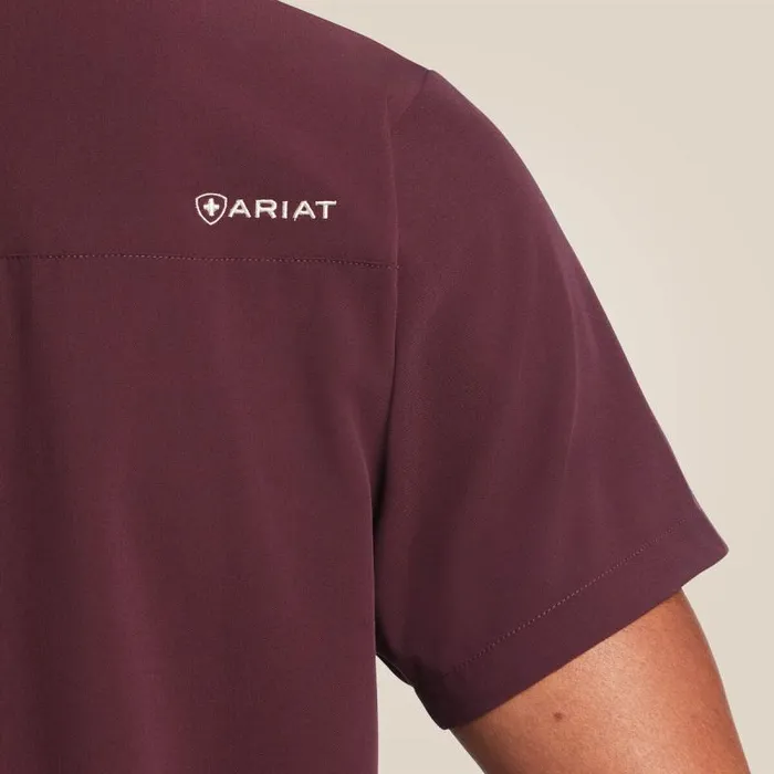 Men Scrubs Ariat Whitman Scrub Top Winetasting