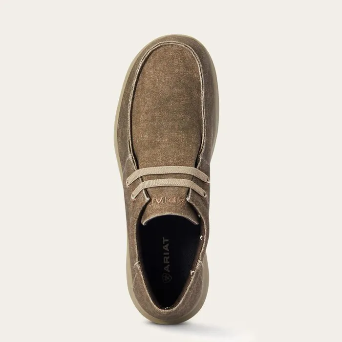 Men Shoes and Sneakers Ariat Hilo Brown Canvas Men Shoes and Sneakers Ariat Hilo Brown Canvas