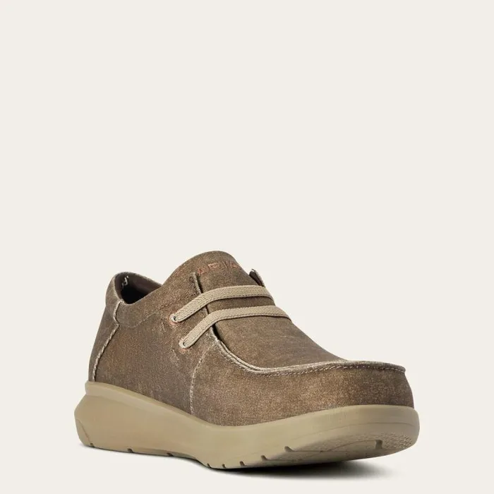 Men Shoes and Sneakers Ariat Hilo Brown Canvas Men Shoes and Sneakers Ariat Hilo Brown Canvas