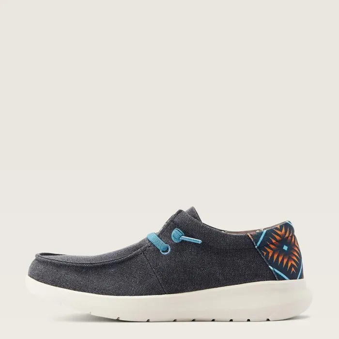 Men Shoes and Sneakers Ariat Hilo Charcoal Blueblue Southwest