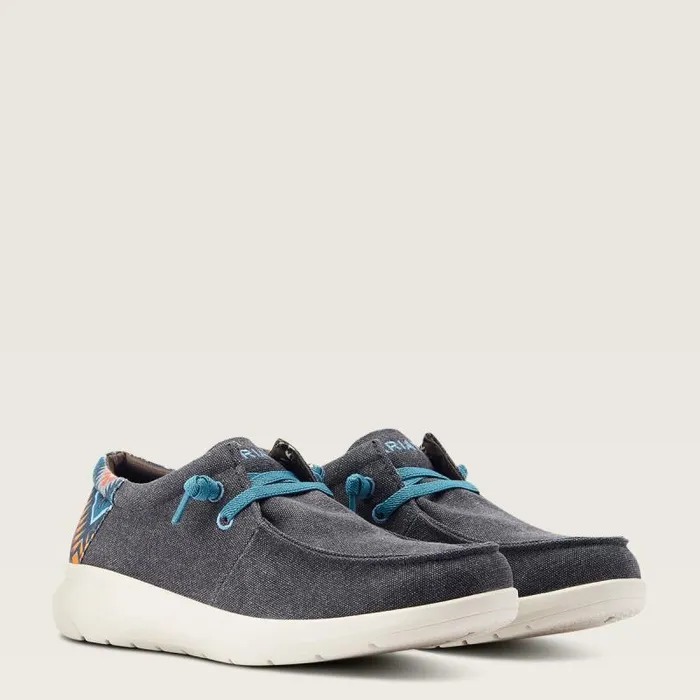Men Shoes and Sneakers Ariat Hilo Charcoal Blueblue Southwest