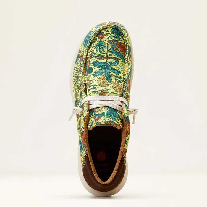 Men Shoes and Sneakers Ariat Hilo Sendero Yellow Mojave Print Men Shoes and Sneakers Ariat Hilo Sendero Yellow Mojave Print