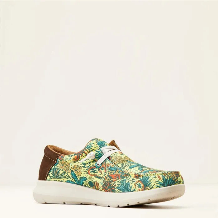 Men Shoes and Sneakers Ariat Hilo Sendero Yellow Mojave Print Men Shoes and Sneakers Ariat Hilo Sendero Yellow Mojave Print