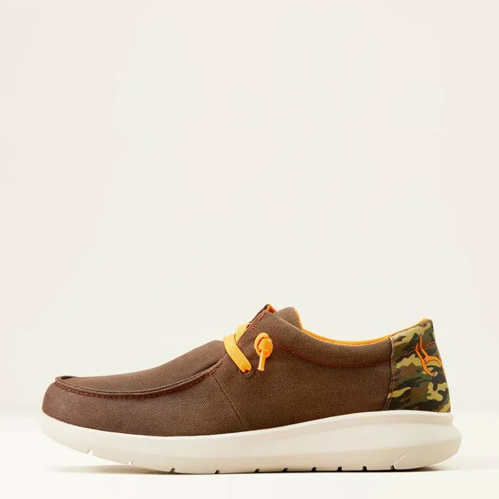 Men Shoes and Sneakers Ariat Hilo Stretch Lace Browndeerskull Camo