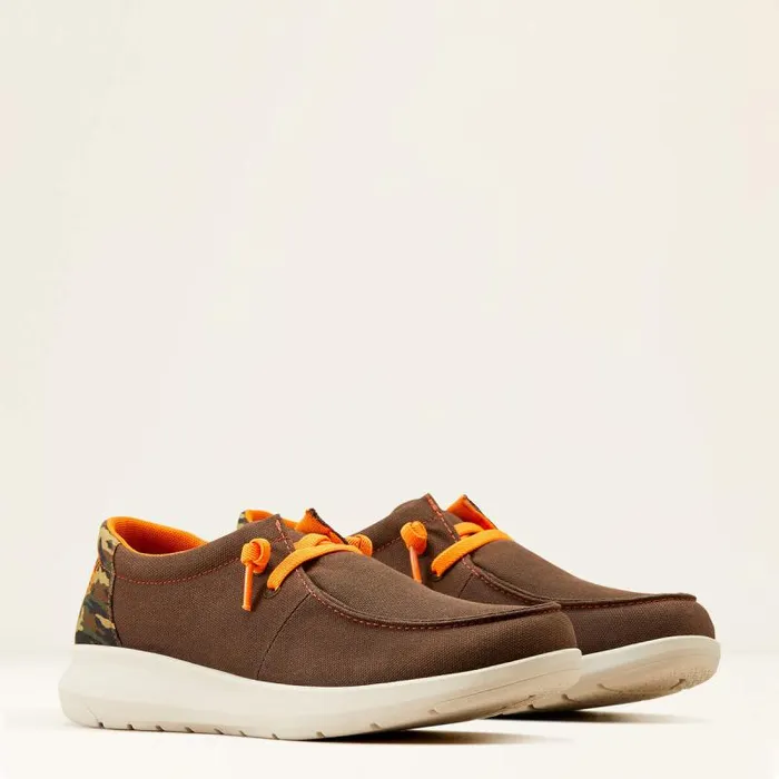 Men Shoes and Sneakers Ariat Hilo Stretch Lace Browndeerskull Camo
