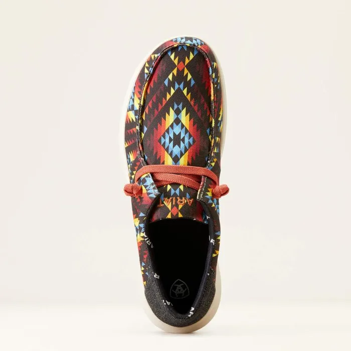 Men Shoes and Sneakers Ariat Hilo Stretch Lace Fiery Southwest Print Men Shoes and Sneakers Ariat Hilo Stretch Lace Fiery Southwest Print