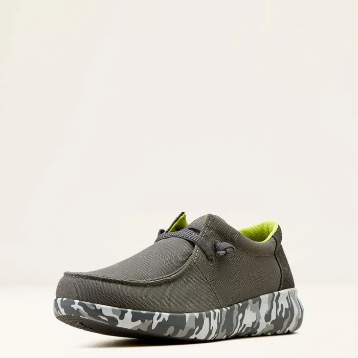 Men Shoes and Sneakers Ariat Hilo Stretch Lace Greycharcoal