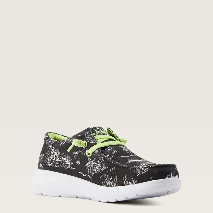 Men Shoes and Sneakers Ariat Hilo Western Aloha Black Aloha Toile Men Shoes and Sneakers Ariat Hilo Western Aloha Black Aloha Toile