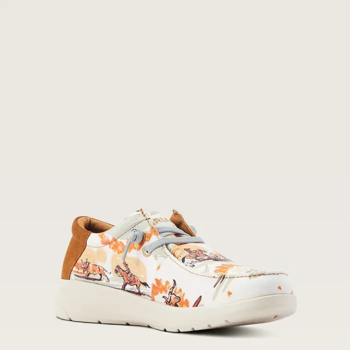 Men Shoes and Sneakers Ariat Hilo Western Aloha Surfing Longhorn Print Men Shoes and Sneakers Ariat Hilo Western Aloha Surfing Longhorn Print