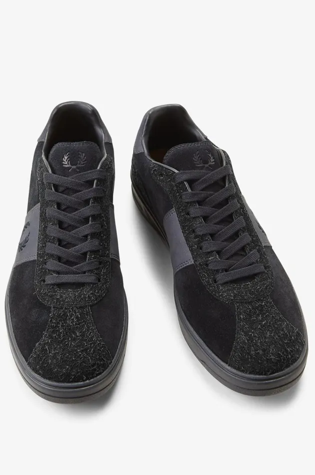 Men Shoes Fred Perry B4 Blackanchor Grey