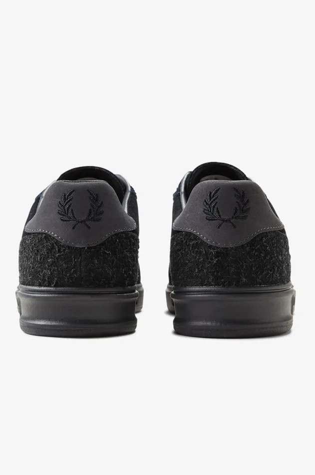 Men Shoes Fred Perry B4 Blackanchor Grey