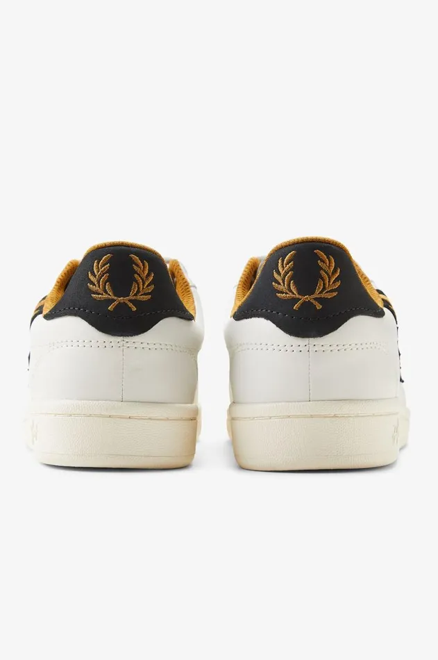 Men Shoes Fred Perry B721 Porcelaindark Caramel