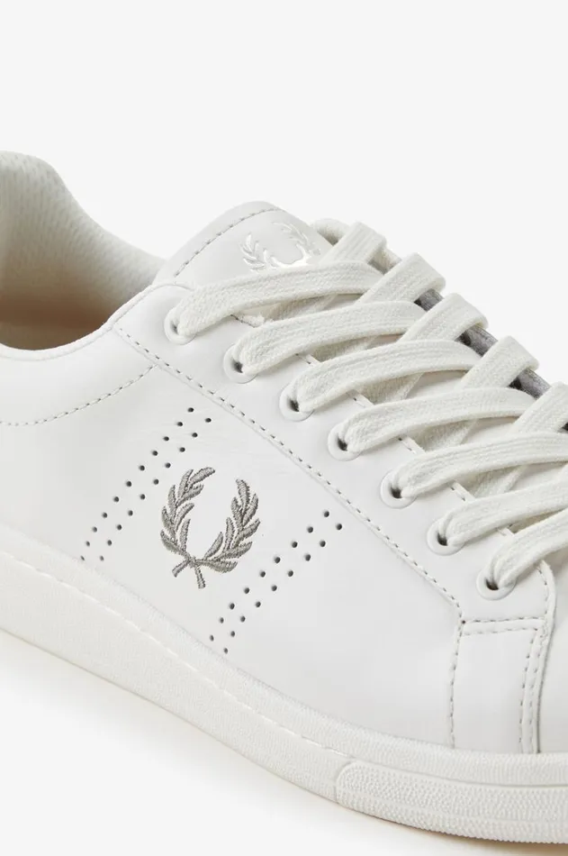 Men Shoes Fred Perry B721 Snow Whitewarm Grey