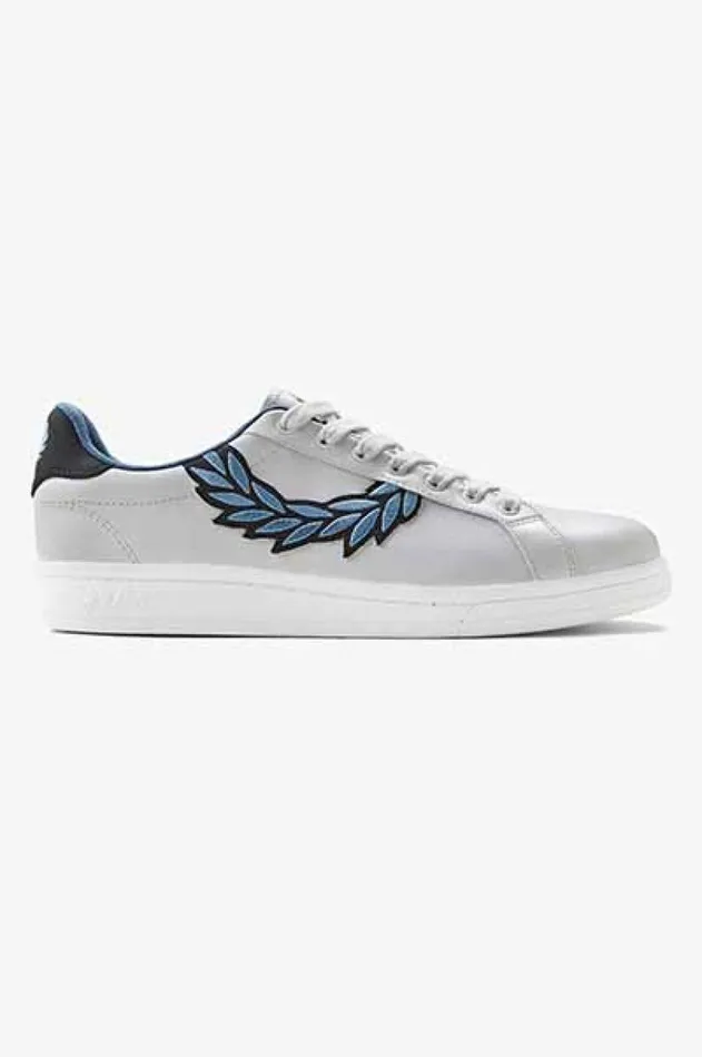 Men Shoes Fred Perry B721 Whitemidnight Blue